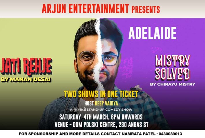 Gujarati Comedy Factory in Adelaide 2023